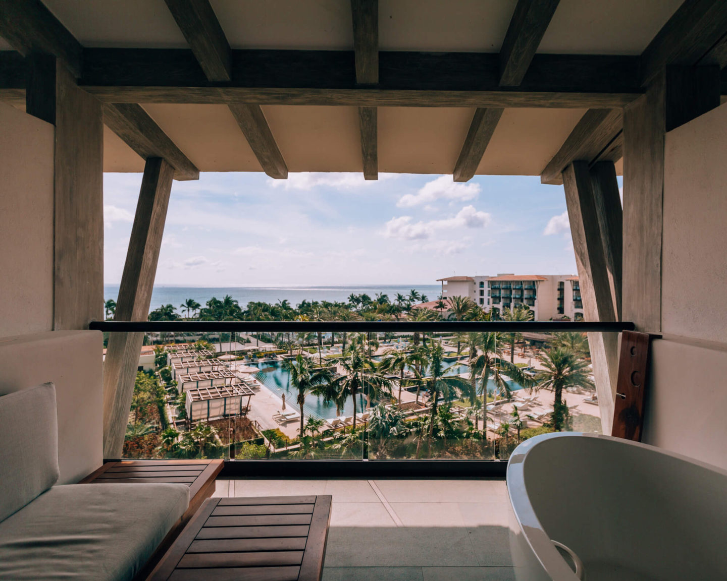 The view from the balcony at UNICO 2087 Riviera Maya